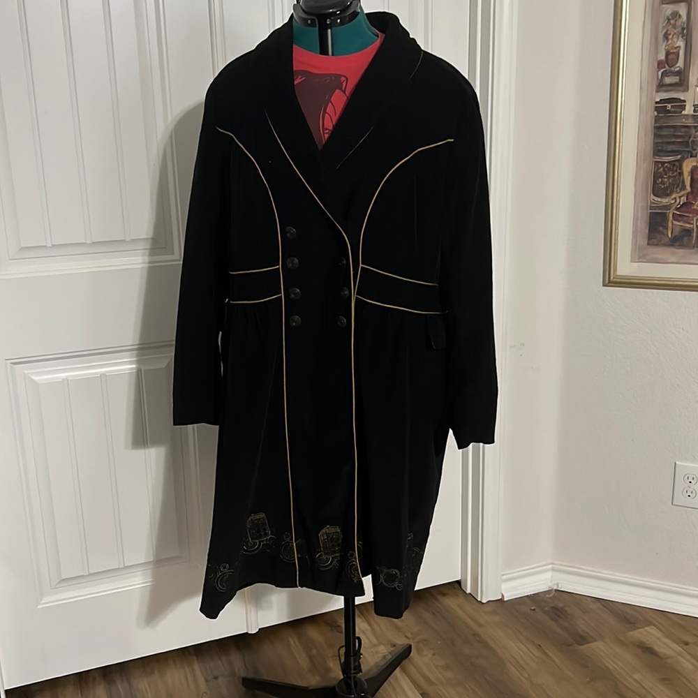 Doctor Who Embroidered TARDIS Corduroy Coat
